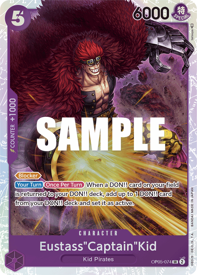 Eustass"Captain"Kid - OP05-074 - Super Rare - Awakening of the New Era