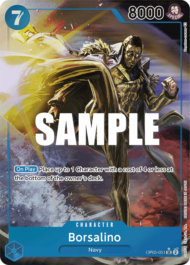 Borsalino - OP05-051 - Super Rare (Alternate Art) - Awakening of the New Era