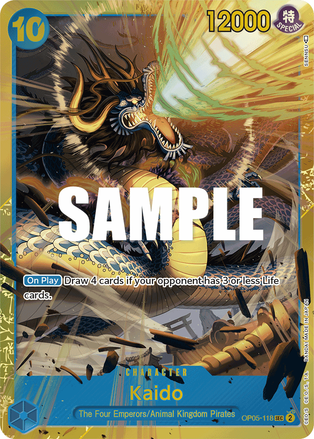Kaido - OP05-118 - Secret Rare - Awakening of the New Era