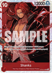 Shanks - OP09-004 - Super Rare - Emperors In The New World