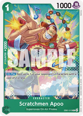 Scratchmen Apoo - EB01-015 - Rare (Tournament Pack Vol2Alt Art) - Memorial Collection