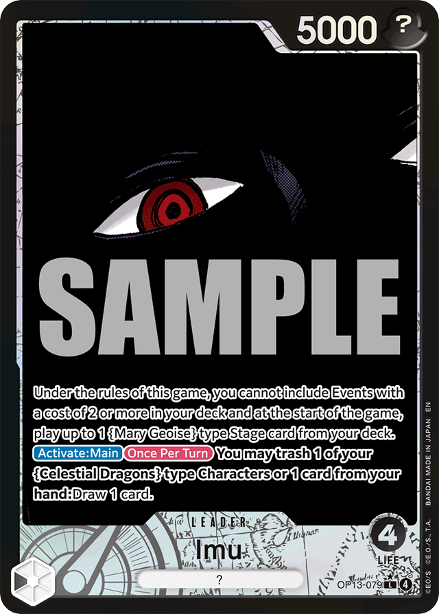 Imu - OP13-079 - Leader (Alternate Art) - Carrying On His Will