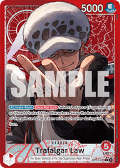 Trafalgar Law - OP14-001 - Leader (Alternate Art) - The Azure Sea's Seven