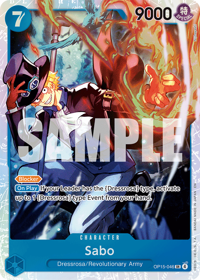 Sabo - OP15-046 - Super Rare - Adventure on Kami's Island