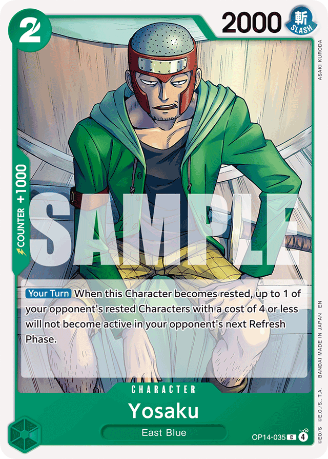 Yosaku - OP14-035 - Common - The Azure Sea's Seven