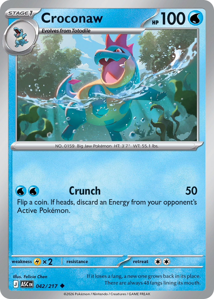Croconaw - 042/217 - Ascended Heroes