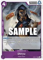 Shiryu - OP02-076 - Rare - Paramount War