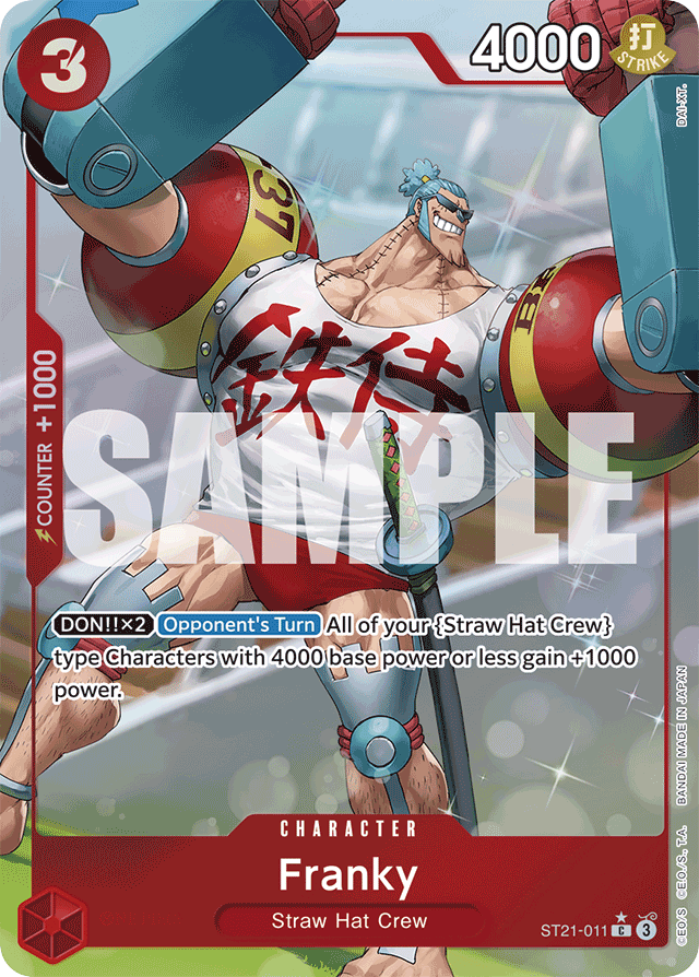 Franky - ST21-011 - Common (Alternate Art) - EX Gear 5