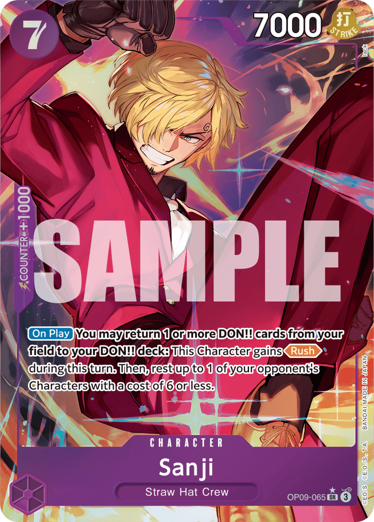 Sanji - OP09-065 - Super Rare (Alternate Art) - Emperors In The New World