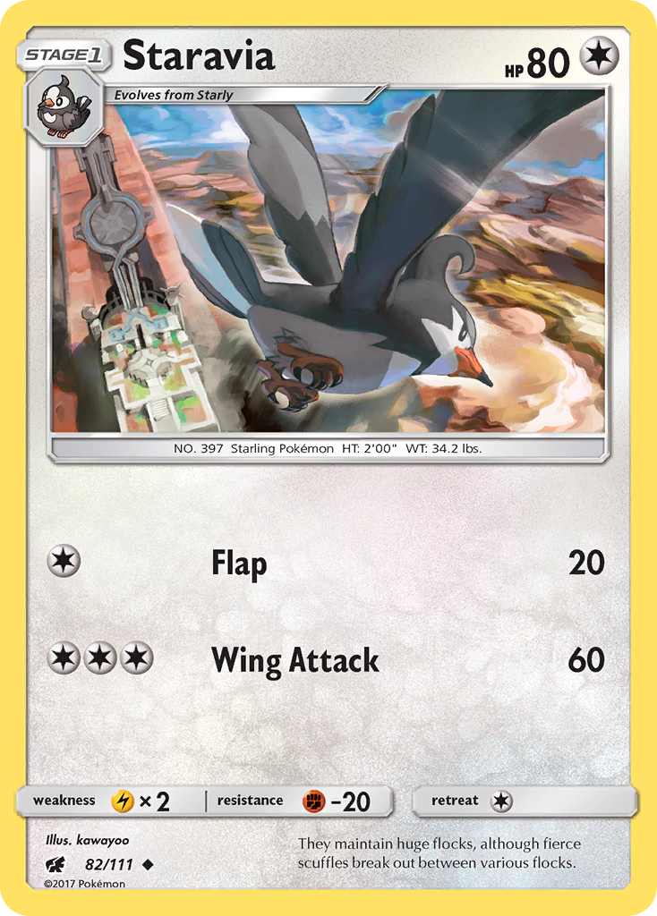 Staravia - 082/111 - Crimson Invasion