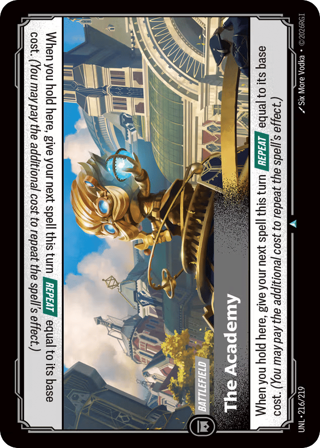 The Academy - 216/219 - Uncommon - Unleashed