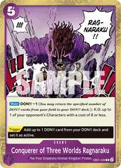 Conquerer of Three Worlds Ragnaraku - EB01-039 - Rare - Memorial Collection