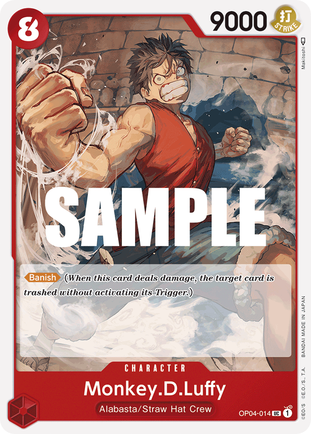 Monkey.D.Luffy - OP04-014 - Uncommon - Kingdoms of Intrigue