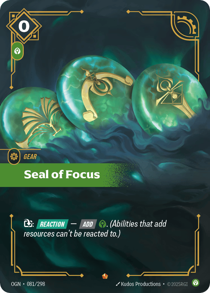 Seal Of Focus - 081/298 - Epic - Origins