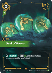 Seal Of Focus - 081/298 - Epic - Origins