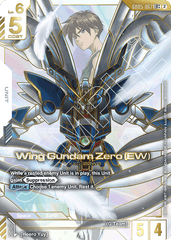 Wing Gundam Zero (EW) - GD05-067 - Legend Rare (Special Alternate Art) - Freedom Ascension