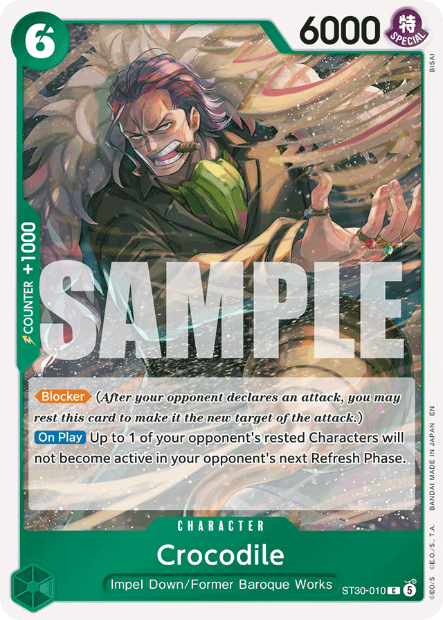 Crocodile - ST30-010 - Common - Luffy & Ace