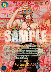 Portgas.D.Ace - OP13-119 - Secret Rare (Red Manga Alt Art) - Carrying On His Will