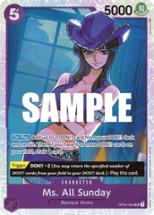 Ms. All Sunday - OP04-064 - Super Rare - Kingdoms of Intrigue