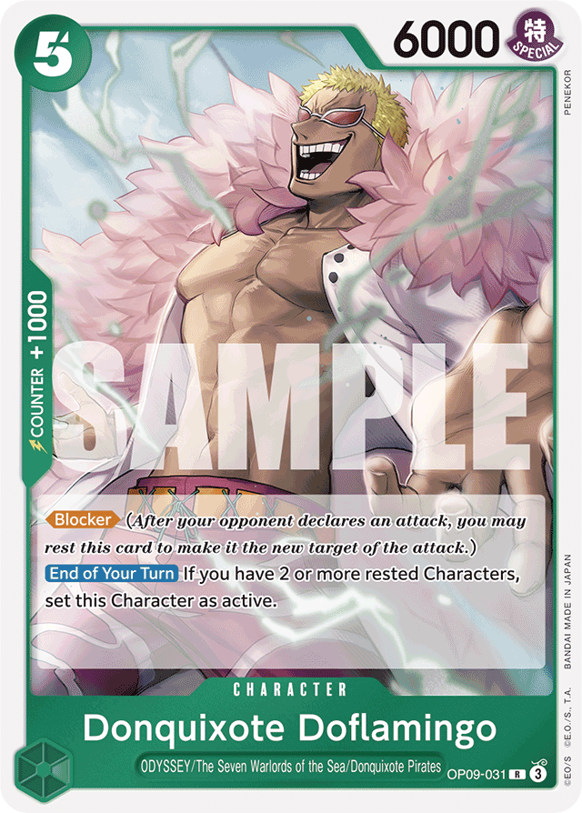 Donquixote Doflamingo - OP09-031 - Rare - Emperors In The New World