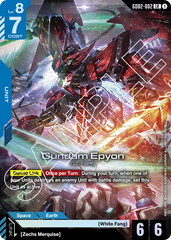 Gundam Epyon - GD02-002 - Legend Rare - Dual Impact