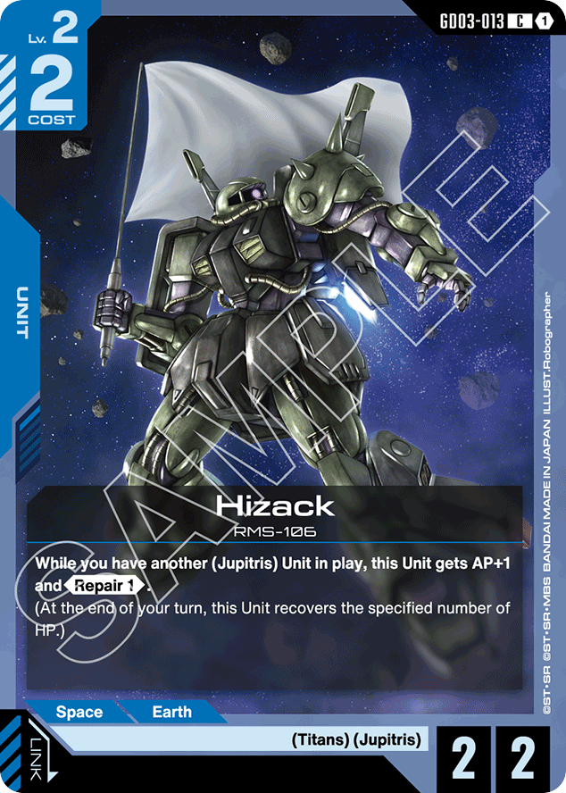 Hizack - GD03-013 - Common - Steel Requiem