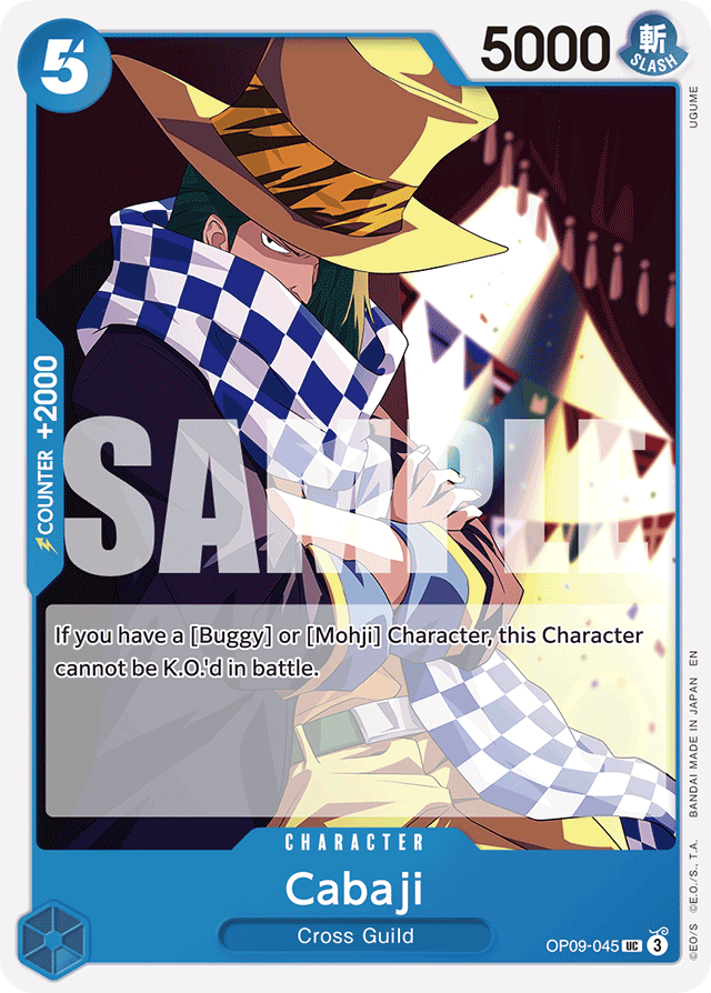 Cabaji - OP09-045 - Uncommon (Reprint) - Emperors In The New World