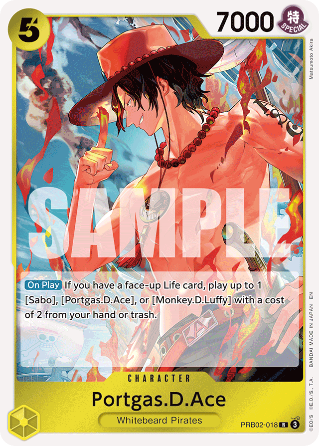Portgas.D.Ace - PRB02-018 - Rare - The Best Vol.2