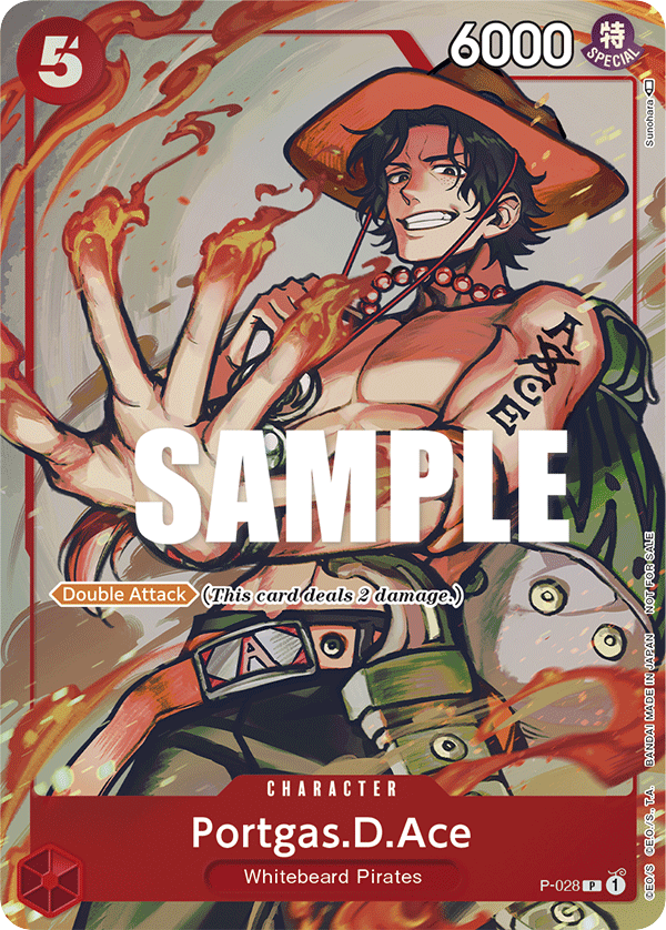 Portgas.D.Ace - P-028 - Promo - Promos