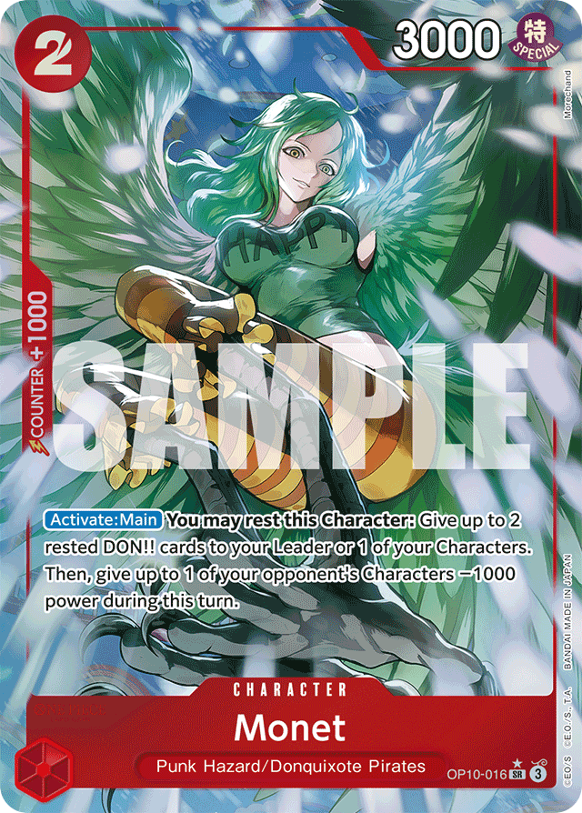 Monet - OP10-016 - Super Rare (Alternate Art) - Royal Blood