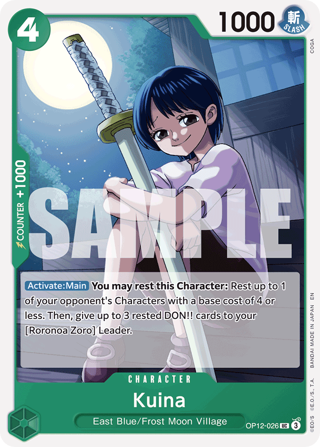 Kuina - OP12-026 - Uncommon - Legacy of the Master