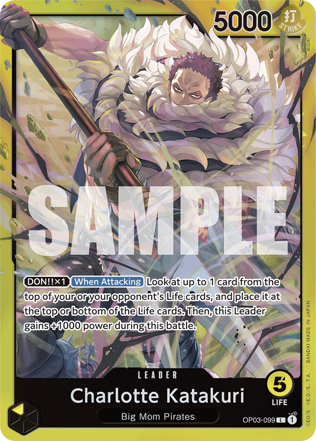 Charlotte Katakuri - OP03-099 - Leader (Starter Deck) - Pillars of Strength