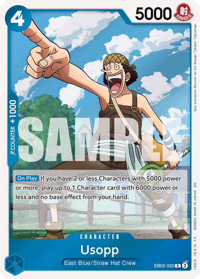 Usopp - EB02-022 - Rare - Anime 25th Collection