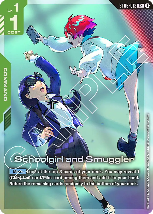 Schoolgirl and Smuggler - ST06-012 - Common (Alternate Art) - Clan Unity