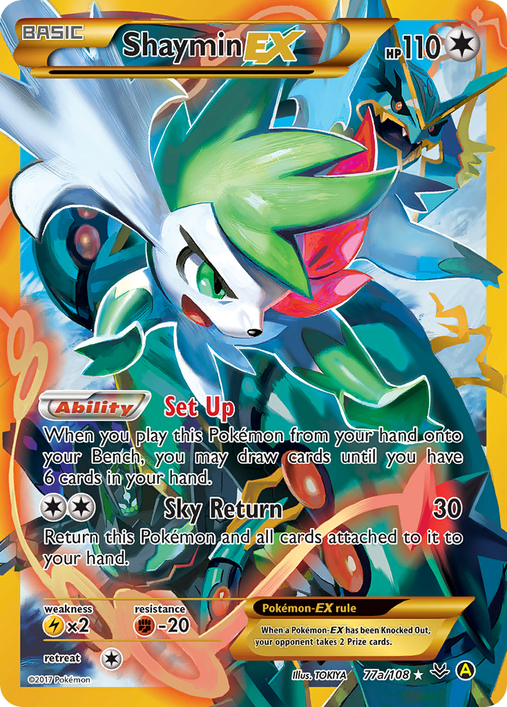 Shaymin-EX - 77a/108 - Roaring Skies