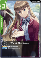 First Contact - GD01-107 - Uncommon - Newtype Rising