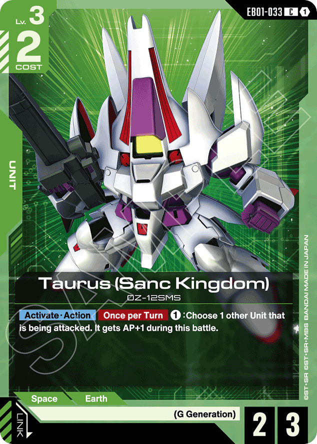 Taurus (Sanc Kingdom) - EB01-033 - Common - Eternal Nexus