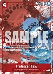 Trafalgar Law - P-017 - Promo (Winner Stamp) - Promos