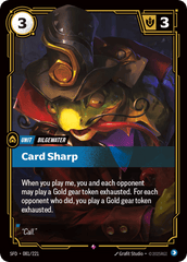 Card Sharp - 081/221 - Rare - Spiritforged
