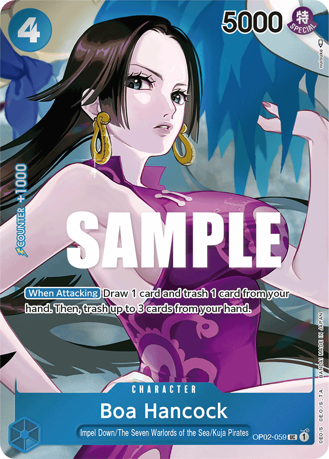 Boa Hancock - OP02-059 - Uncommon (Alternate Art) - Paramount War