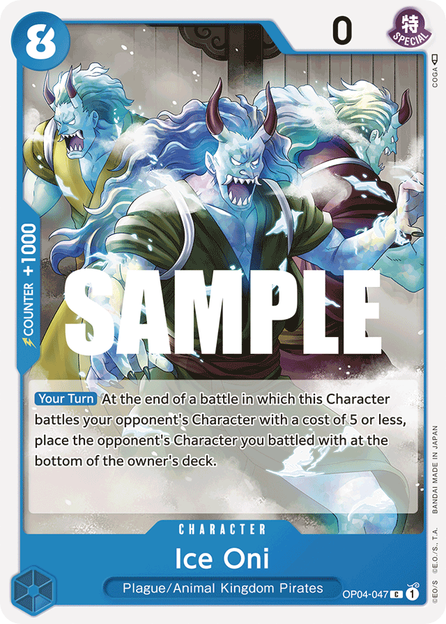 Ice Oni - OP04-047 - Common - Kingdoms of Intrigue