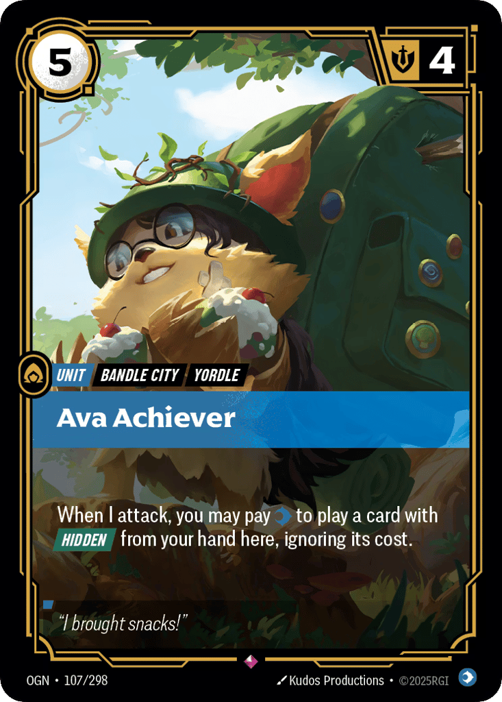 Ava Achiever - 107/298 - Rare - Origins