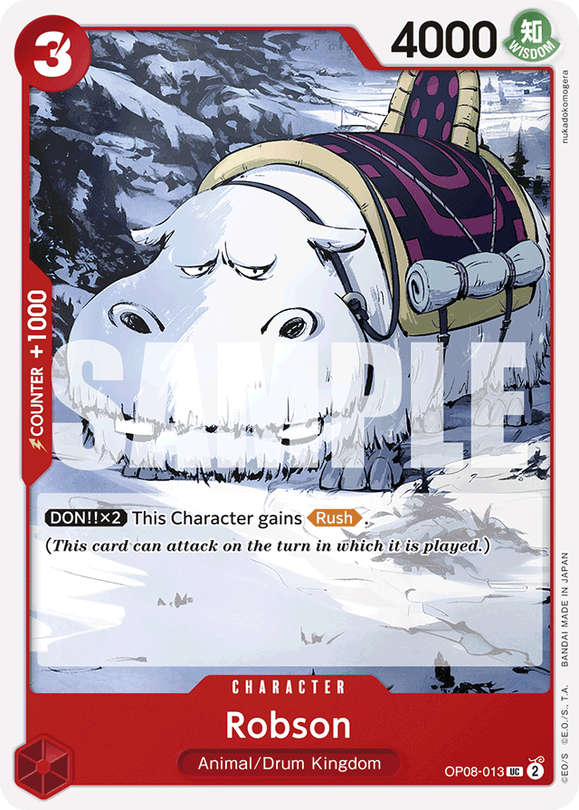 Robson - OP08-013 - Uncommon - Two Legends
