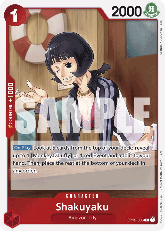 Shakuyaku - OP12-006 - Rare - Legacy of the Master