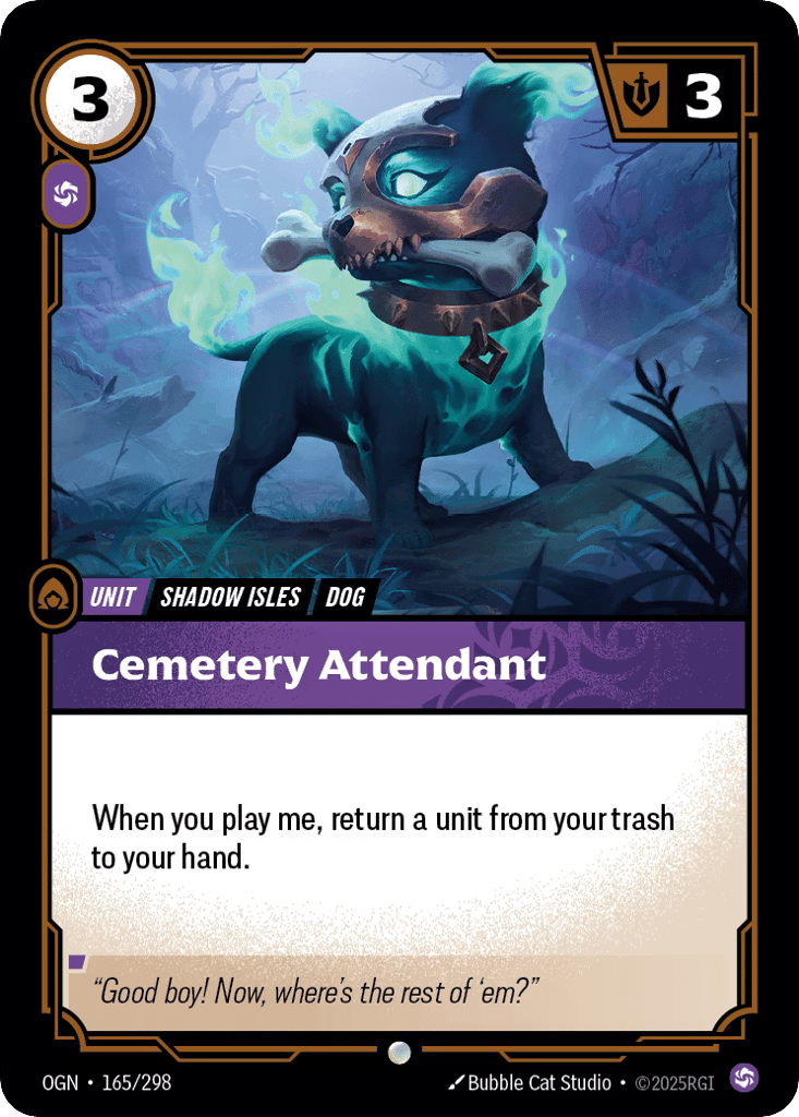 Cemetery Attendant - 165/298 - Common - Origins