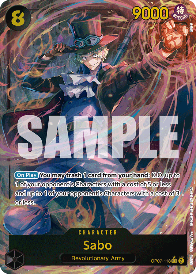 Sabo - OP07-118 - Secret Rare (Alternate Art) - 500 Years In The Future