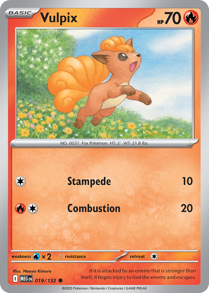 Vulpix - 019/132 - Mega Evolution