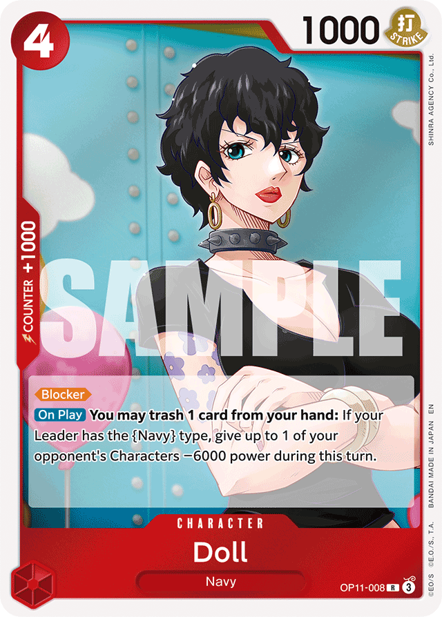Doll - OP11-008 - Rare - A Fist Of Divine Speed