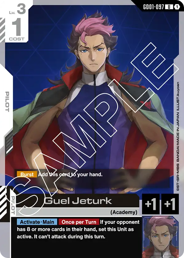 Guel Jeturk - GD01-097 - Uncommon - Newtype Rising