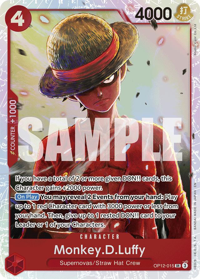 Monkey.D.Luffy - OP12-015 - Super Rare - Legacy of the Master